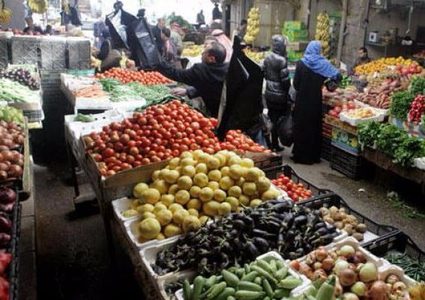 ارتفاع على أسعار بعض الخضار الموسمية في السوق الفلسطيني