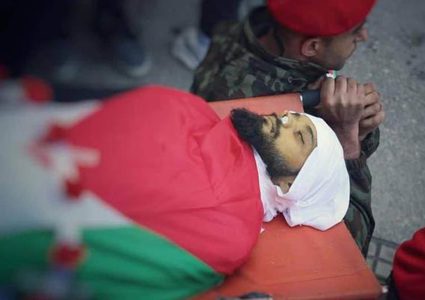 نابلس تُشَيع جثمان الشهيد عمير لولح