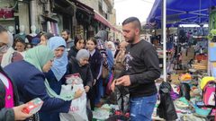 أجواء أسواق القدس القديمة في شهر رمضان المبارك.