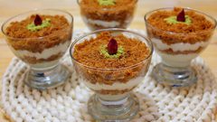 "حلي صيامك" بدون فرن وفي دقائق كنافة