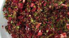 تبولة الشمندر بطريقه جدا شهيه