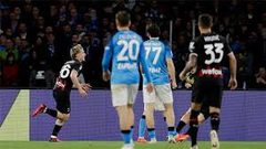 ميلان يلتهم نابولي على أرضه برباعية نظيفة