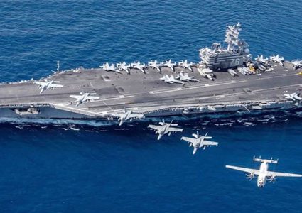 حاملة طائرات أمريكية تتمركز قرب سواحل سوريا