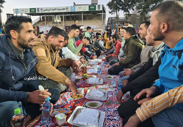 اللمة اللهوانية: مبادرة إفطار جماعي في بيت لاهيا شمال قطاع غزة
