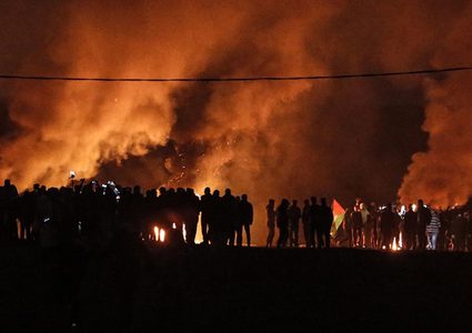 إصابات بالاختناق شرق البريج وسط القطاع