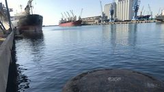 باخرة صينية محملة بـ57 وحدة سكنية تصل مرفأ اللاذقية