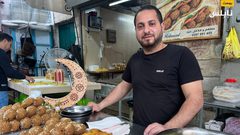 من الأجواء الرمضانية في مدينة نابلس