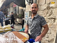من الأجواء الرمضانية في مدينة نابلس
