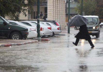 آخر تطورات المنخفض الجوي في فلسطين