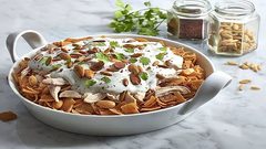 طريقة عمل فَتة شاورما الدجاج