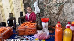 أسواق البلدة القديمة في نابلس في ظل الأجواء الباردة