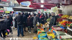 أسواق البلدة القديمة في نابلس في ظل الأجواء الباردة