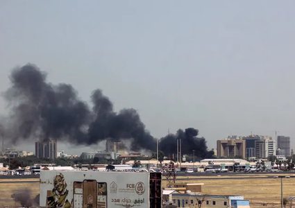 إصابة طائرة ركاب سعودية بطلقات نارية في مطار الخرطوم