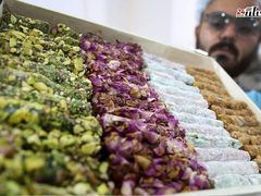تجهيز أنواع مختلفة من الحلقوم والبدء بتسويقها في أسواق قطاع غزة مع حلول عيد الفطر المبارك