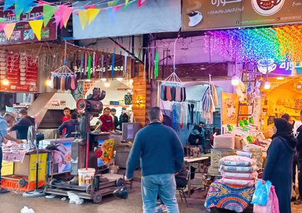 أجواء تحضيرات أسواق قطاع غزة للعيد