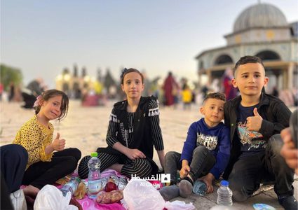 أجواء الإفطار في المسجد الأقصى