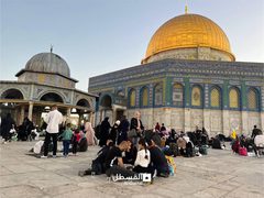 أجواء الإفطار في المسجد الأقصى