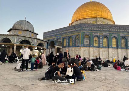 أجواء الإفطار في المسجد الأقصى