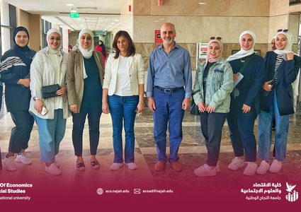 وفد من أقسام كلية الاقتصاد يزور أقسام أورام الأطفال في مستشفى النجاح الوطني