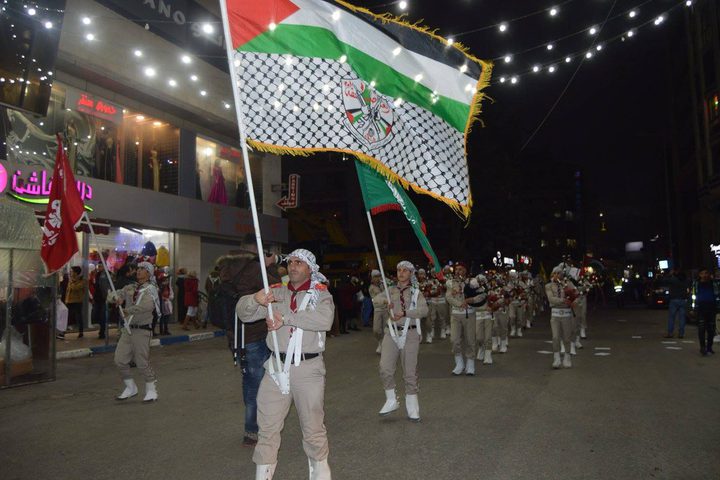 استعراض كشفي في رام الله والبيرة احتفالا بعيد الفطر