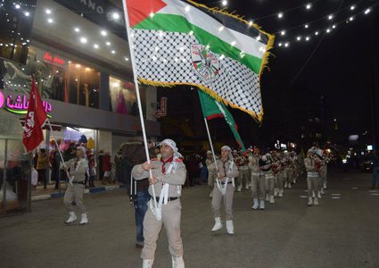 استعراض كشفي في رام الله والبيرة احتفالا بعيد الفطر