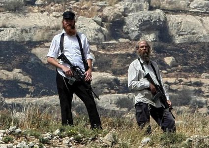 مستوطنون يشرعون بأعمال حفر في قرية بيرين