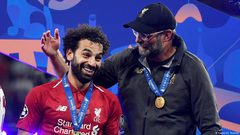 النجم المصري محمد صلاح يكشف عن طبيعة علاقته بمدربه الألماني يورغن كلوب