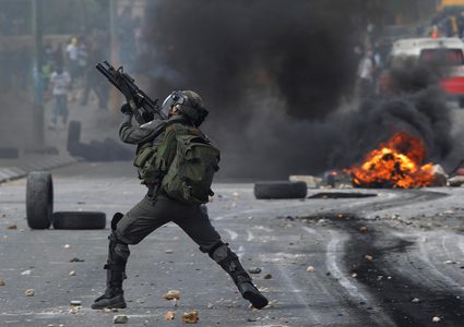 اندلاع مواجهات مع الاحتلال في أبو ديس