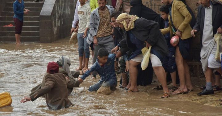 وفاة 21 يمنيا جراء الأمطار الغزيرة خلال خمسة أيام
