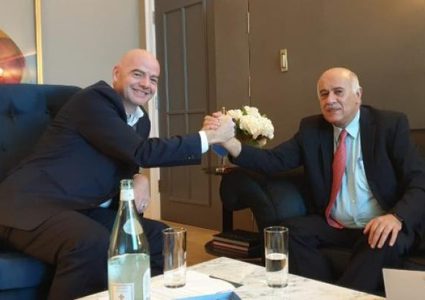 الرجوب: رئيس "الفيفا" يصل فلسطين الأحد المقبل