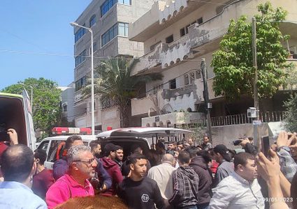 بدء تشييع جثامين شهداء العدوان الإسرائيلي على غزة