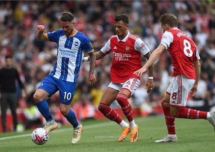 برايتون يقرب السيتي من اللقب بفوز كاسح على آرسنال