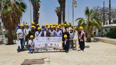 طلبة برنامج الهندسة الكيميائية ينظمون زيارة علمية لشركة مصفاة البترول الأردن
