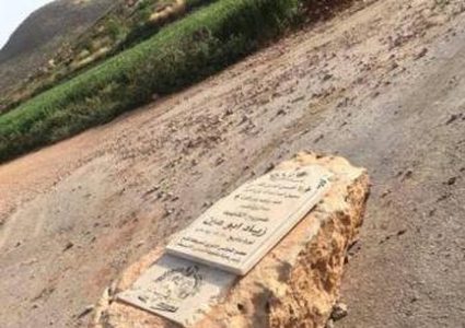 مستوطنون يحطمون النصب التذكاري للشهيد زياد أبو عين وأشجار زيتون في ترمسعيا