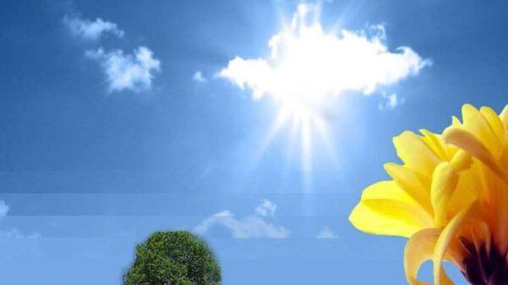 حالة الطقس: أجواء صافية معتدلة والحرارة حول معدلها السنوي العام