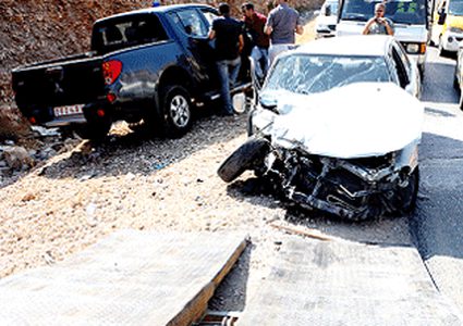 وفاة و ٩ اصابات في حوادث سير الليلة الماضية في غزة