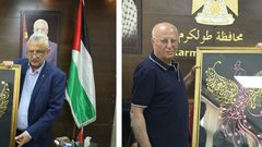 محافظ طولكرم يستقبل الأسيرين المحررين المناضلين كريم وماهر يونس