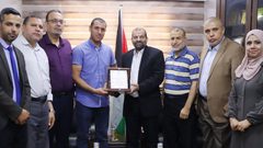 "الشباب والثقافة" تكرم مخرج فيلم "حلم مبتور" لفوزه بجائزة دولية