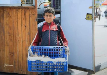 ميناء غزة صباح اليوم