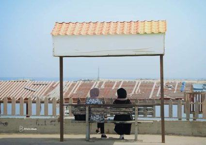 ميناء غزة صباح اليوم