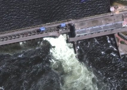 وزير الخارجية الاحتلال يحمّل روسيا مسؤولية تفجير سد نوفا كاخوفكا