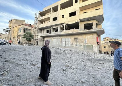 آثار الدمار في منزل عائلة الأسير إسلام فروخ بعد تفجيره في رام الله