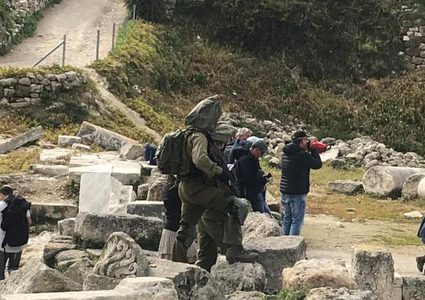 إصابات بالاختناق خلال اقتحام قوات الاحتلال سبسطية شمال نابلس