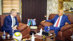 الرجوب يطلع ممثل الاتحاد الأوروبي لعملية السلام على آخر المستجدات السياسية