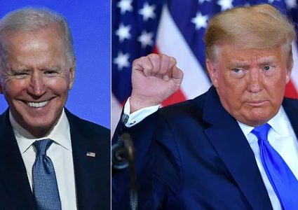 ترامب يتفوق على بايدن في انتخابات رئاسية افتراضية