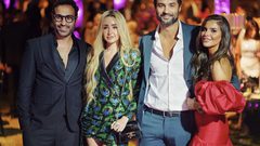 أنباء عن أزمة عائلية بين هنا الزاهد وكريم فهمي وزوجته