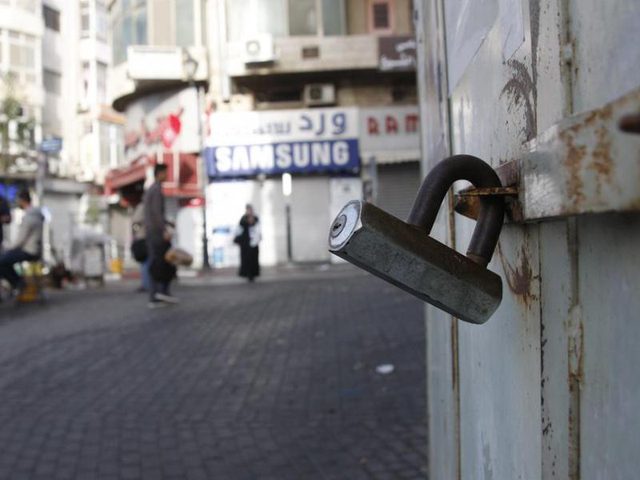 الإضراب الشامل يعم جنين حداداً على أرواح الشهداء