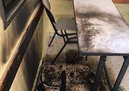 وزارة التربية: حرق صف في مدرسة عوريف جنوب نابلس جريمة احتلالية بشعة