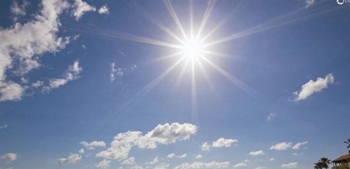 الطقس: ارتفاع على الحرارة لتصبح أعلى من معدلها بثلاث درجات