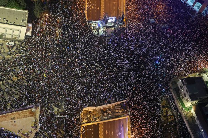 تجدد التظاهرات ضد حكومة نتنياهو